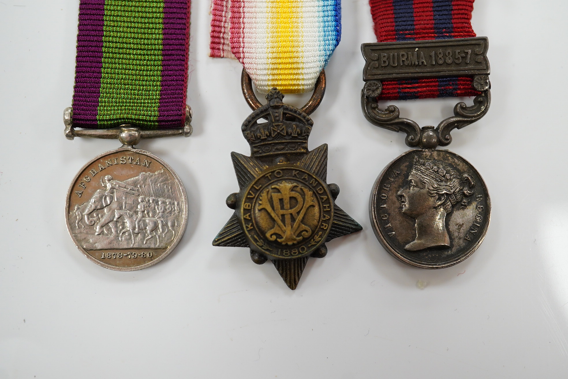 A group of Victorian miniature campaign medals. Condition - fair